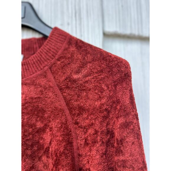 Elizabeth And James Pearl Velvet Sweatshirt Crewneck Raglan Sleeves Pullover XS - Picture 3 of 8